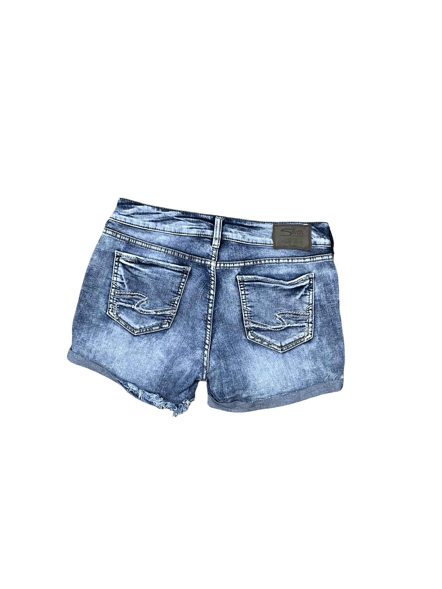 Shorts By Silver In Blue Denim, Size:4