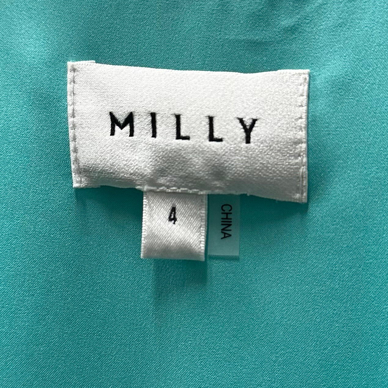 Liv Pleated Dress Designer By Milly In Aqua, Size: 4