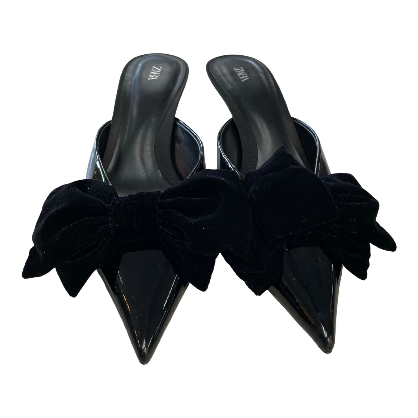 Shoes Heels Kitten By Zara In Black, Size:9