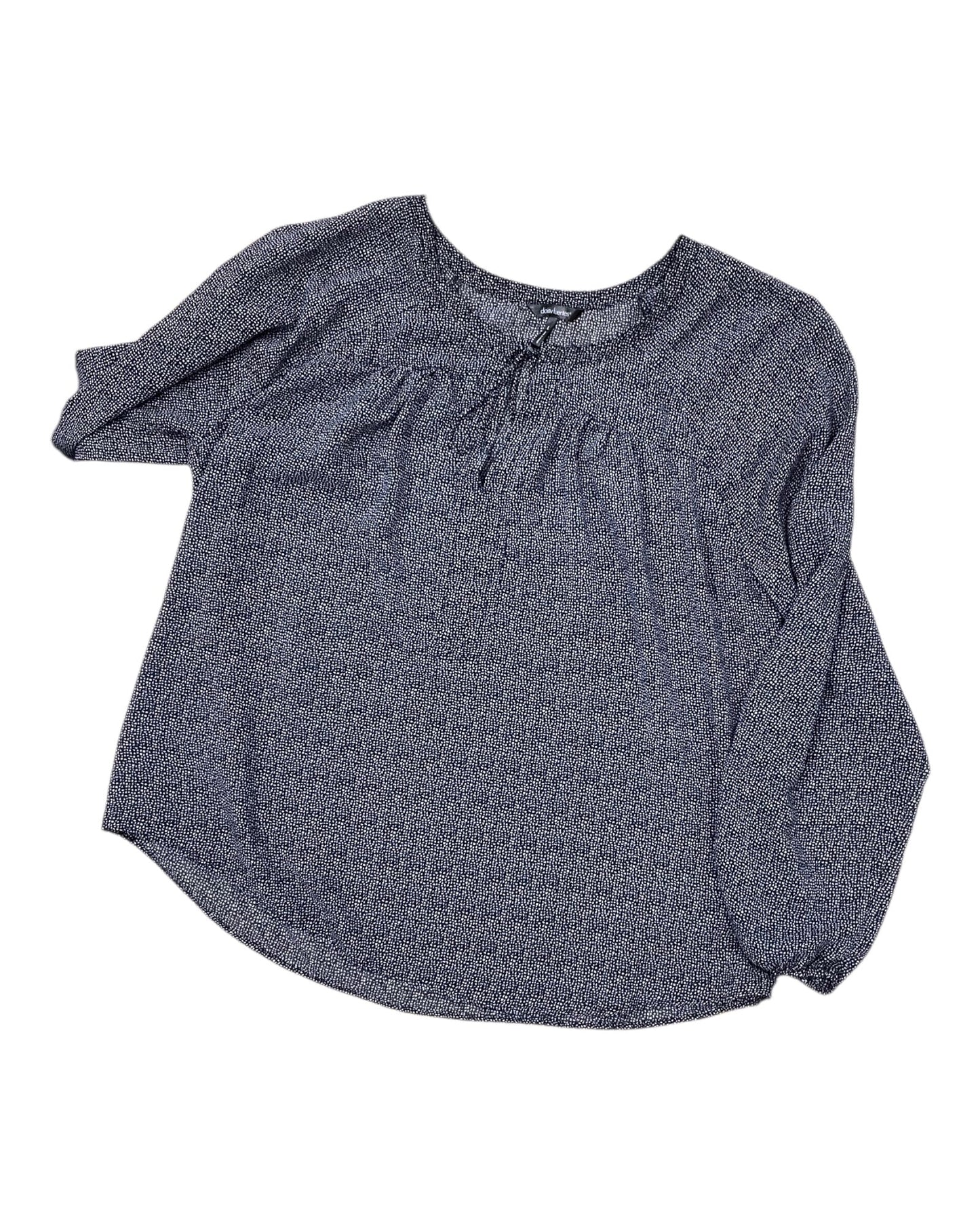 Top Ls By Daisy Fuentes In Blue, Size:L