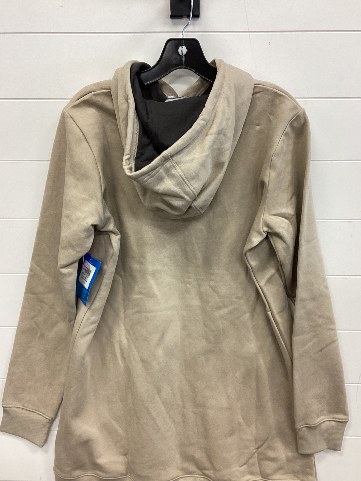 Athletic Sweatshirt Hoodie By Columbia In Cream, Size:L