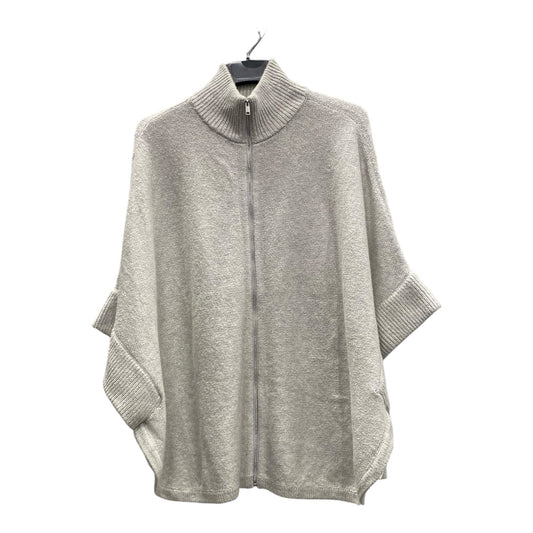 Sweater Cardigan By J. Jill In Grey, Size:L