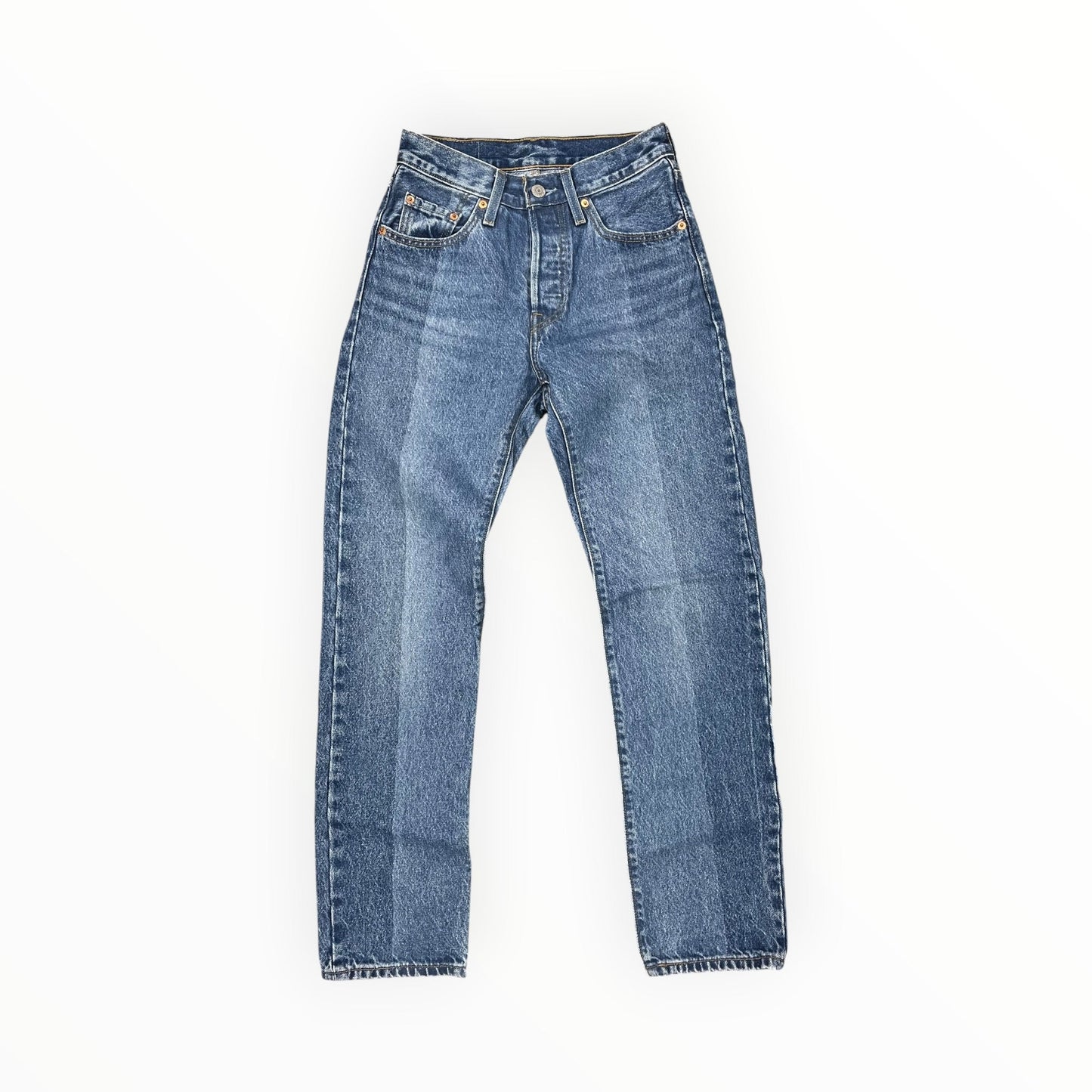 Jeans Straight By Levis In Blue Denim, Size:0