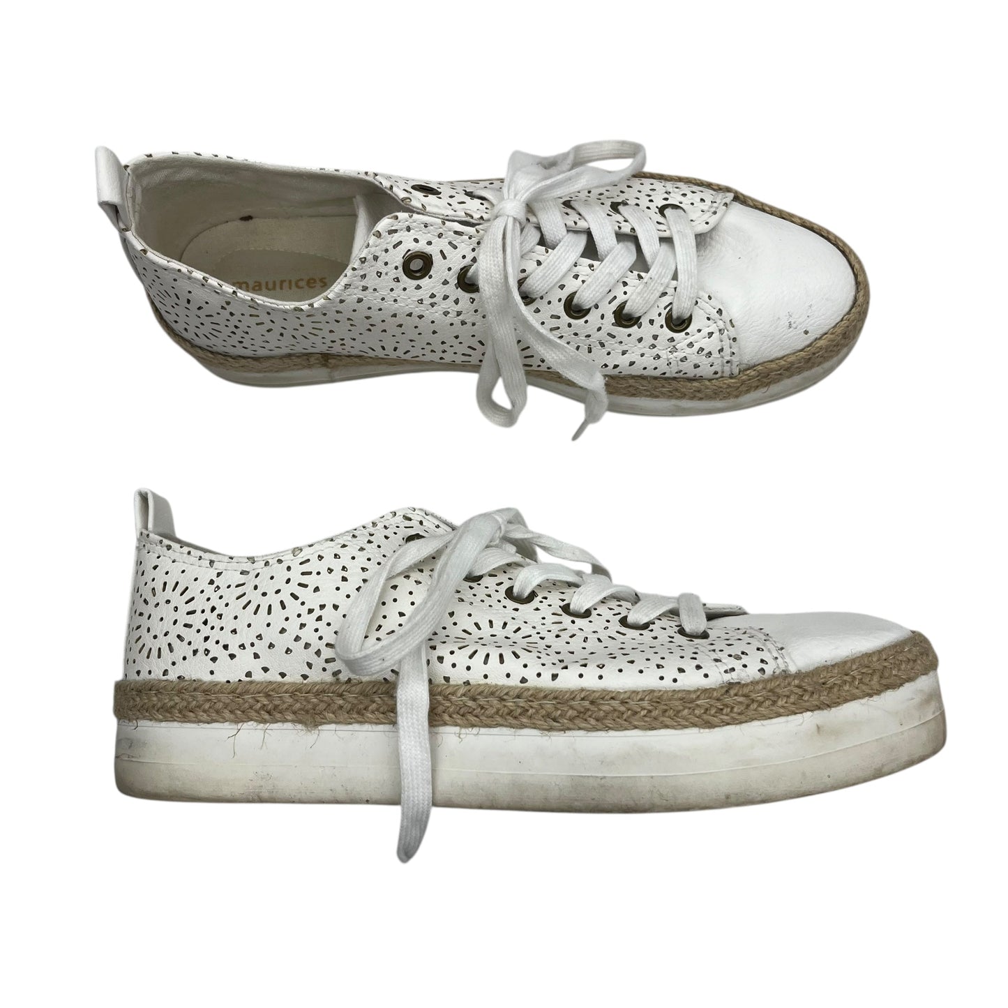 Shoes Sneakers By Maurices In Cream, Size:9