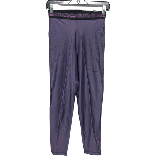 Athletic Leggings By Nike Apparel In Purple, Size:S