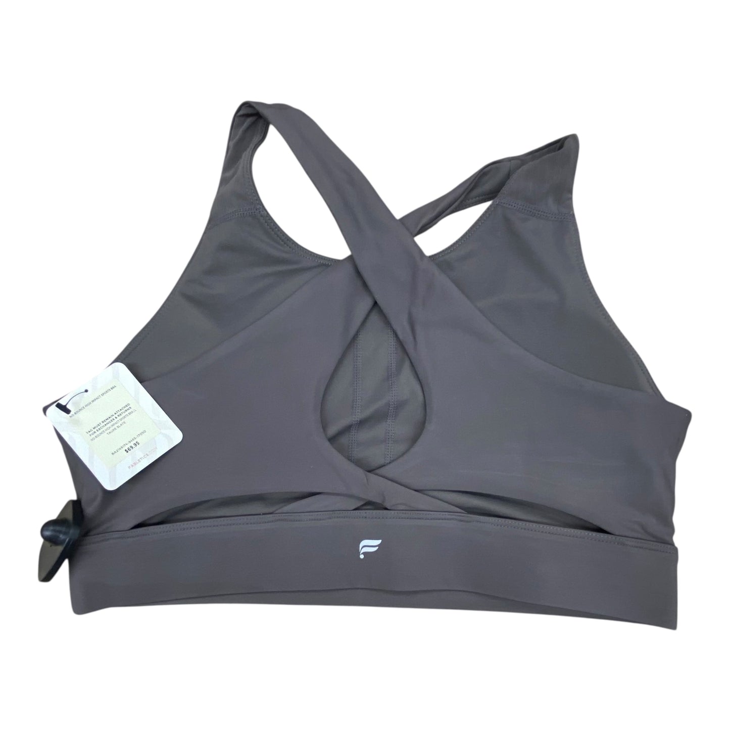 Athletic Bra By Fabletics In Taupe, Size:L