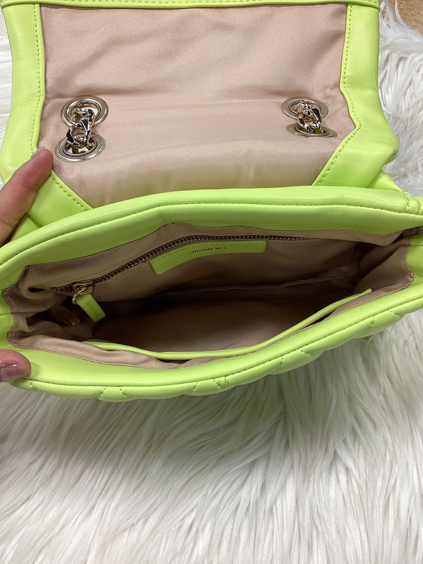 Crossbody Designer By Jason Wu In Green, Size:Small