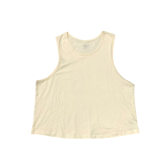 Top Sleeveless By Cmc In Cream, Size:L