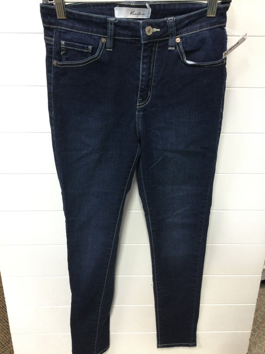 Jeans Skinny By Kancan In Blue Denim, Size:4