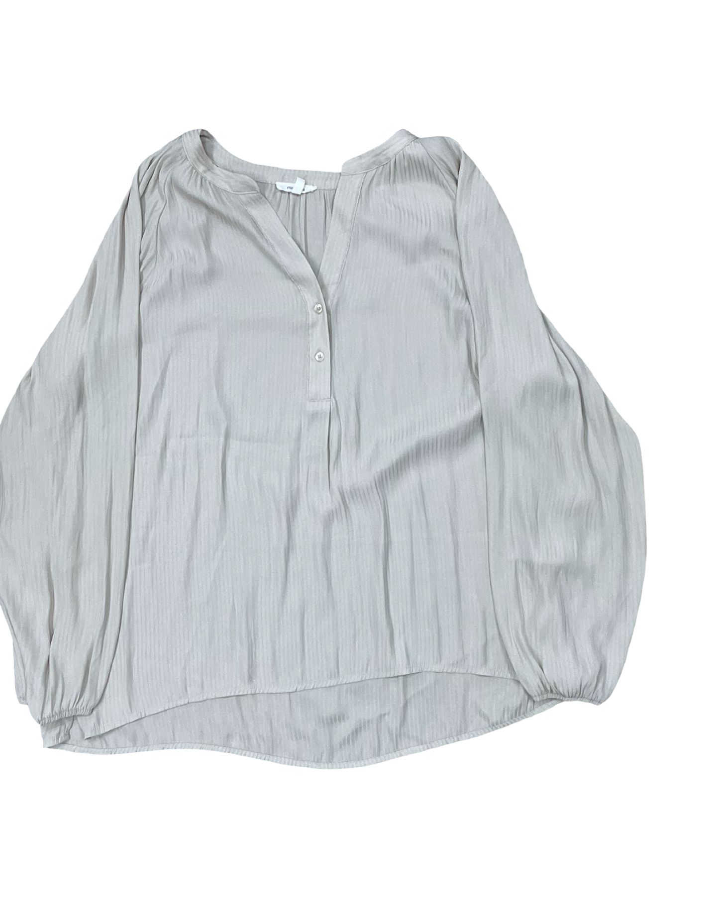 Top Ls By Maurices In Beige, Size:1X