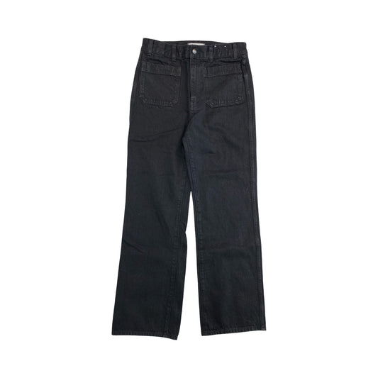 Jeans Wide Leg By Madewell In Black Denim, Size:6