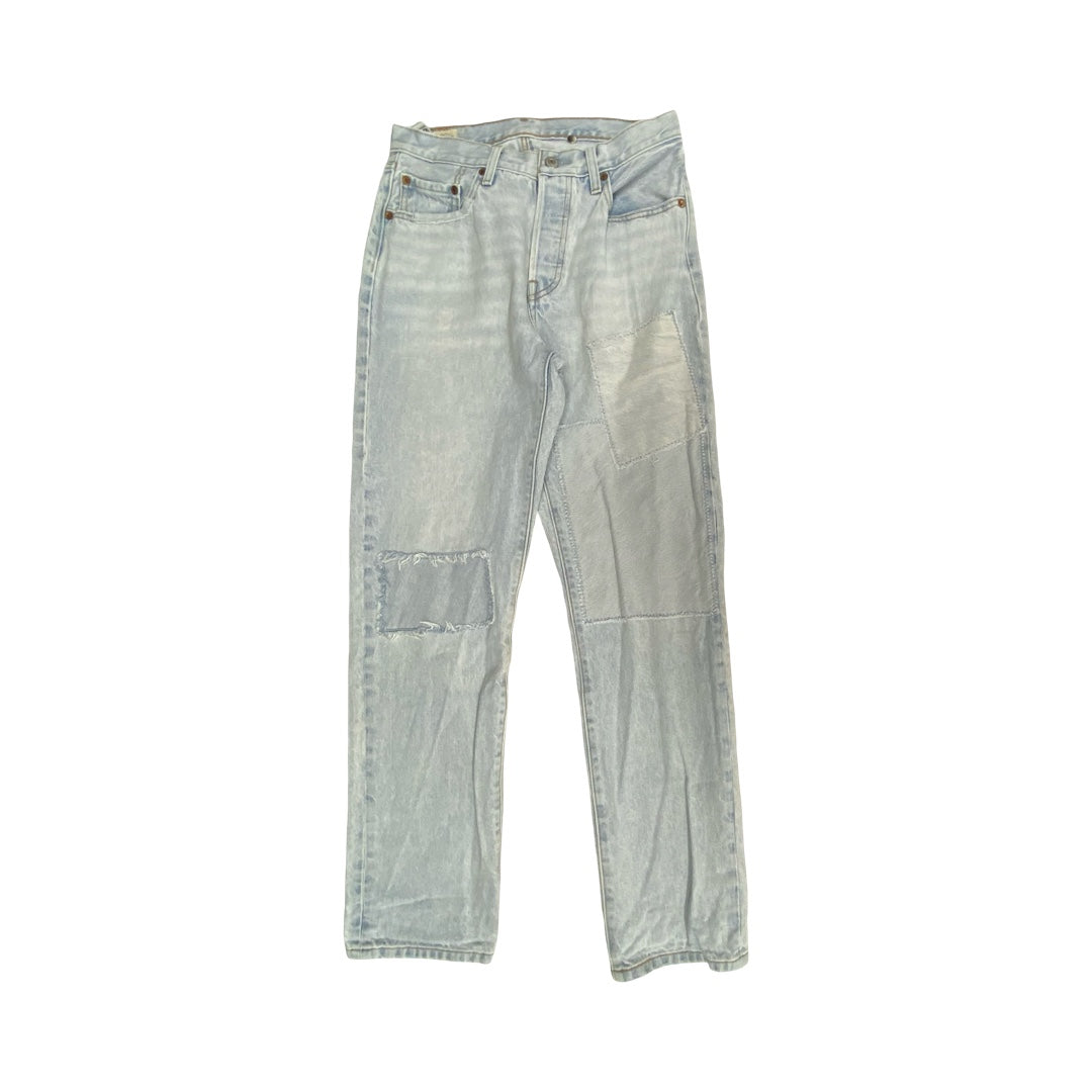Jeans Straight By Levis In Blue Denim, Size:6