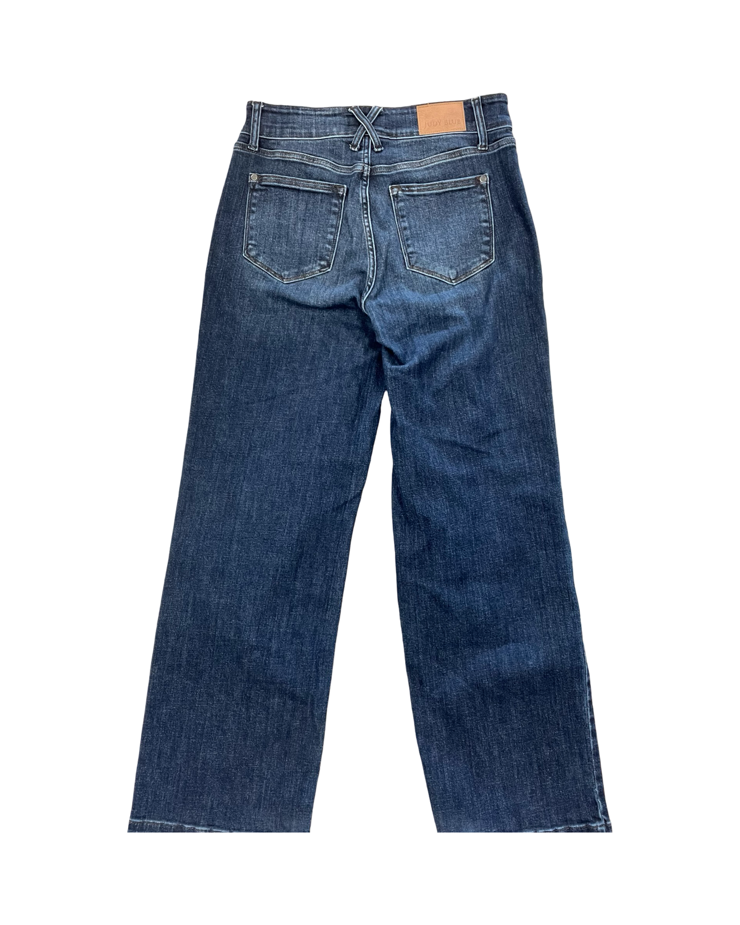 Jeans Wide Leg By Judy Blue In Blue Denim, Size:8