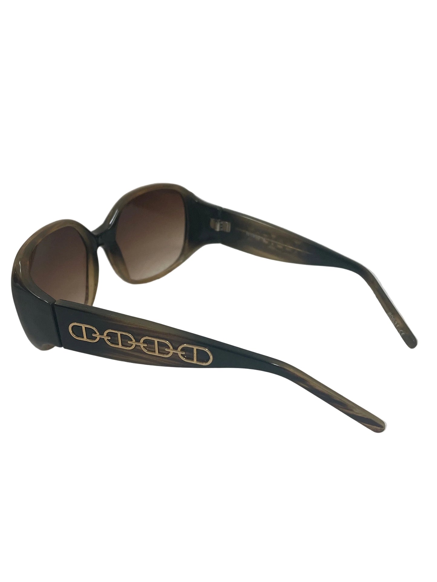 Sunglasses By Liz Claiborne In Brown & Gold