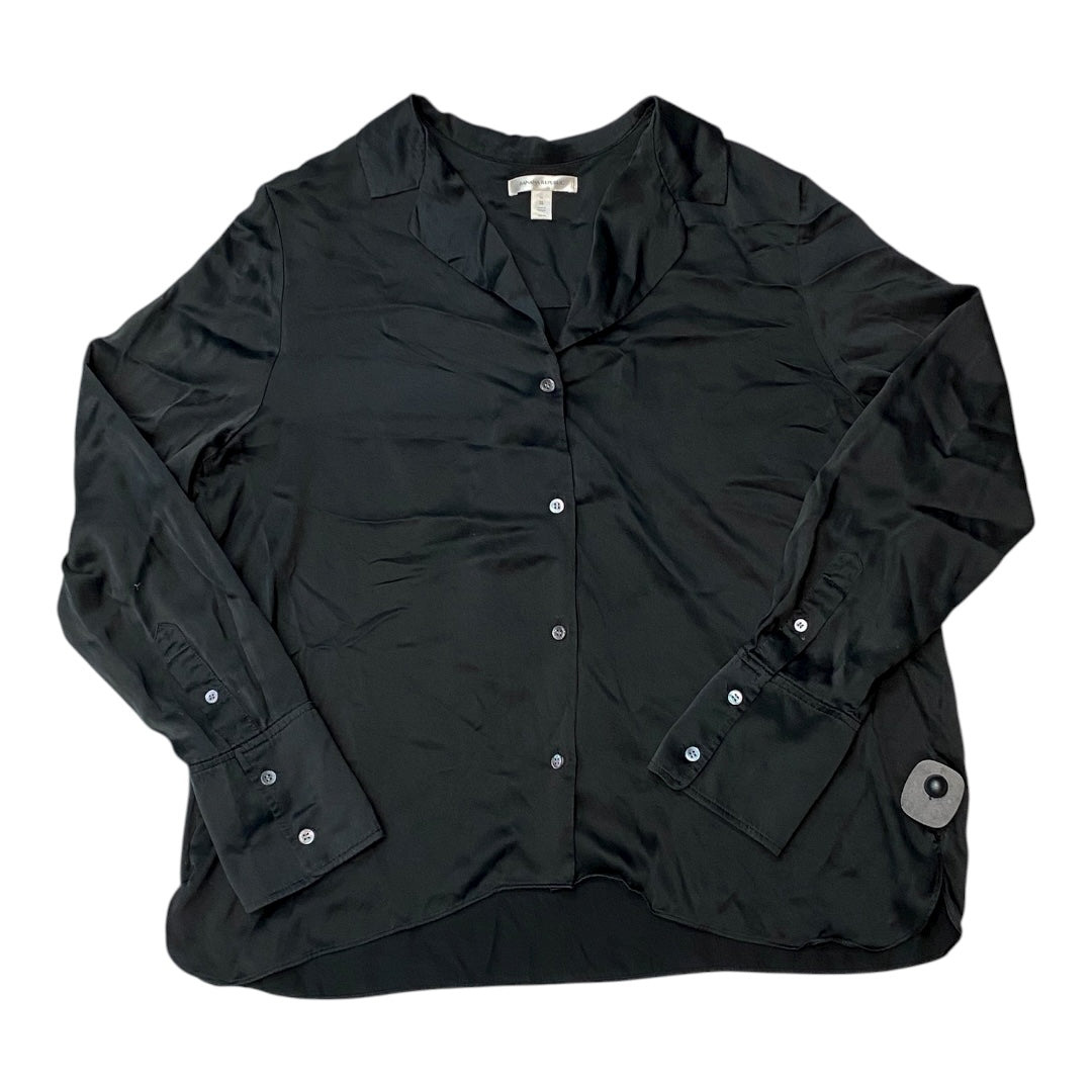 Top Ls By Banana Republic In Black, Size:Xl