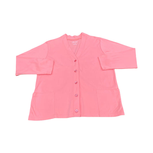 Cardigan By Ultra Soft In Pink, Size:Lp