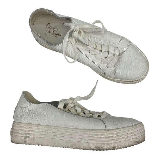 Shoes Sneakers Platform By Crown Vintage In White, Size:8.5