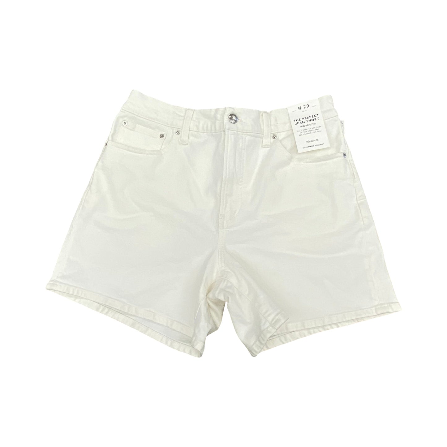 Shorts By Madewell In White Denim, Size:8