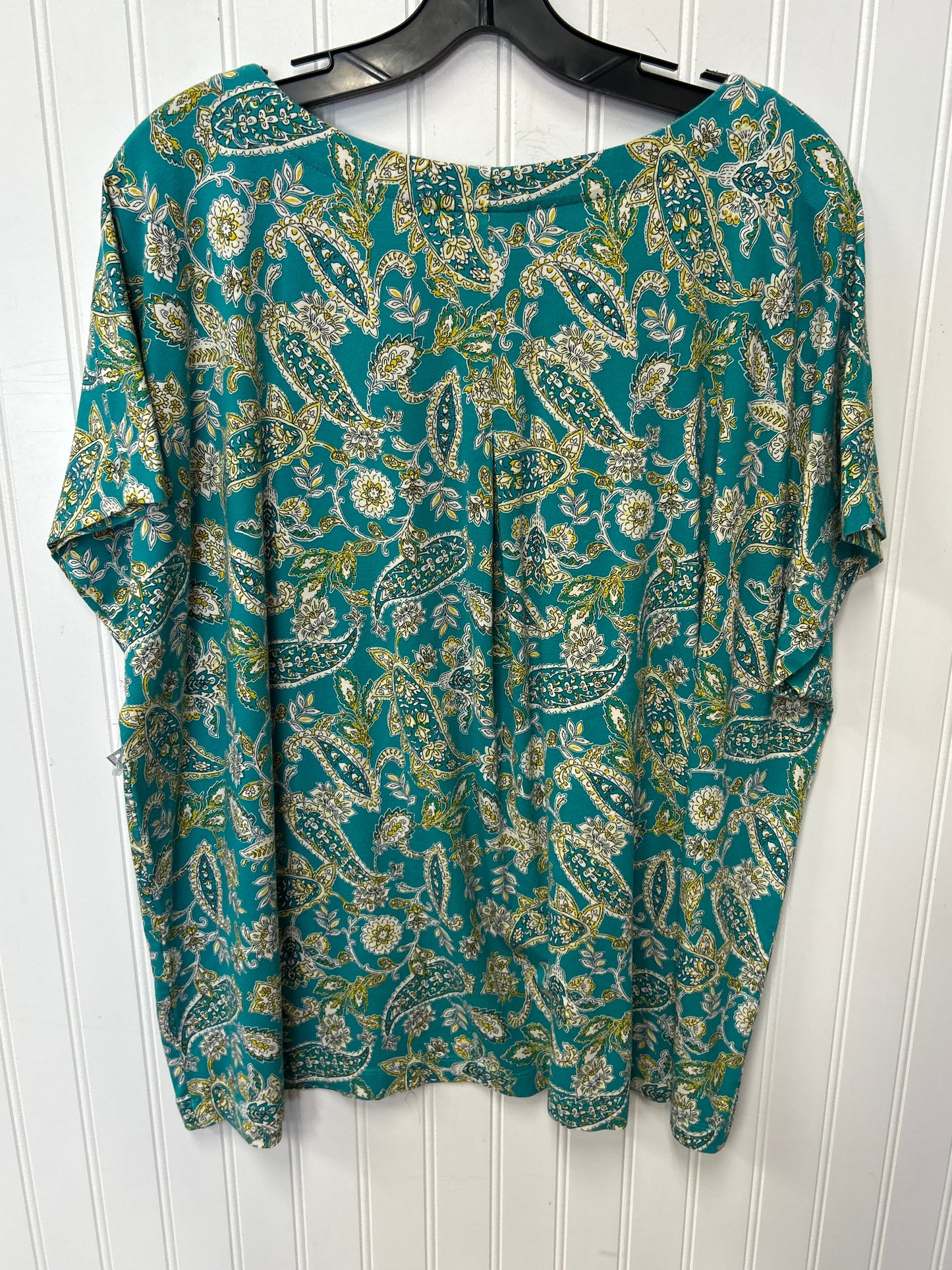 Top Ss By J. Jill In Green, Size:2X