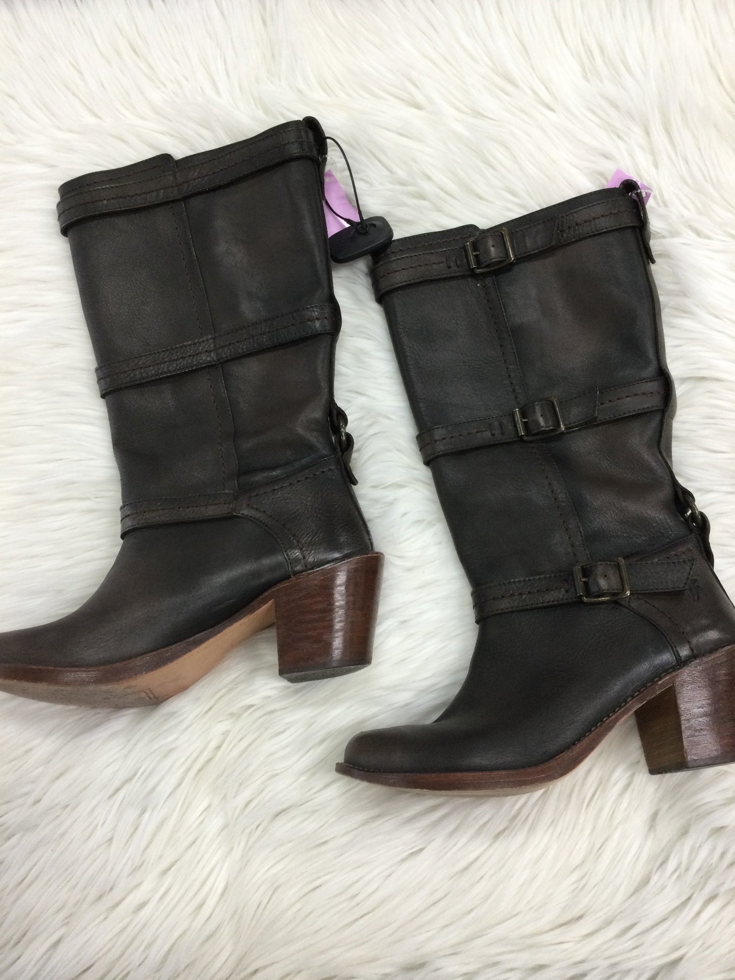 Boots Designer By Frye In Brown, Size:8