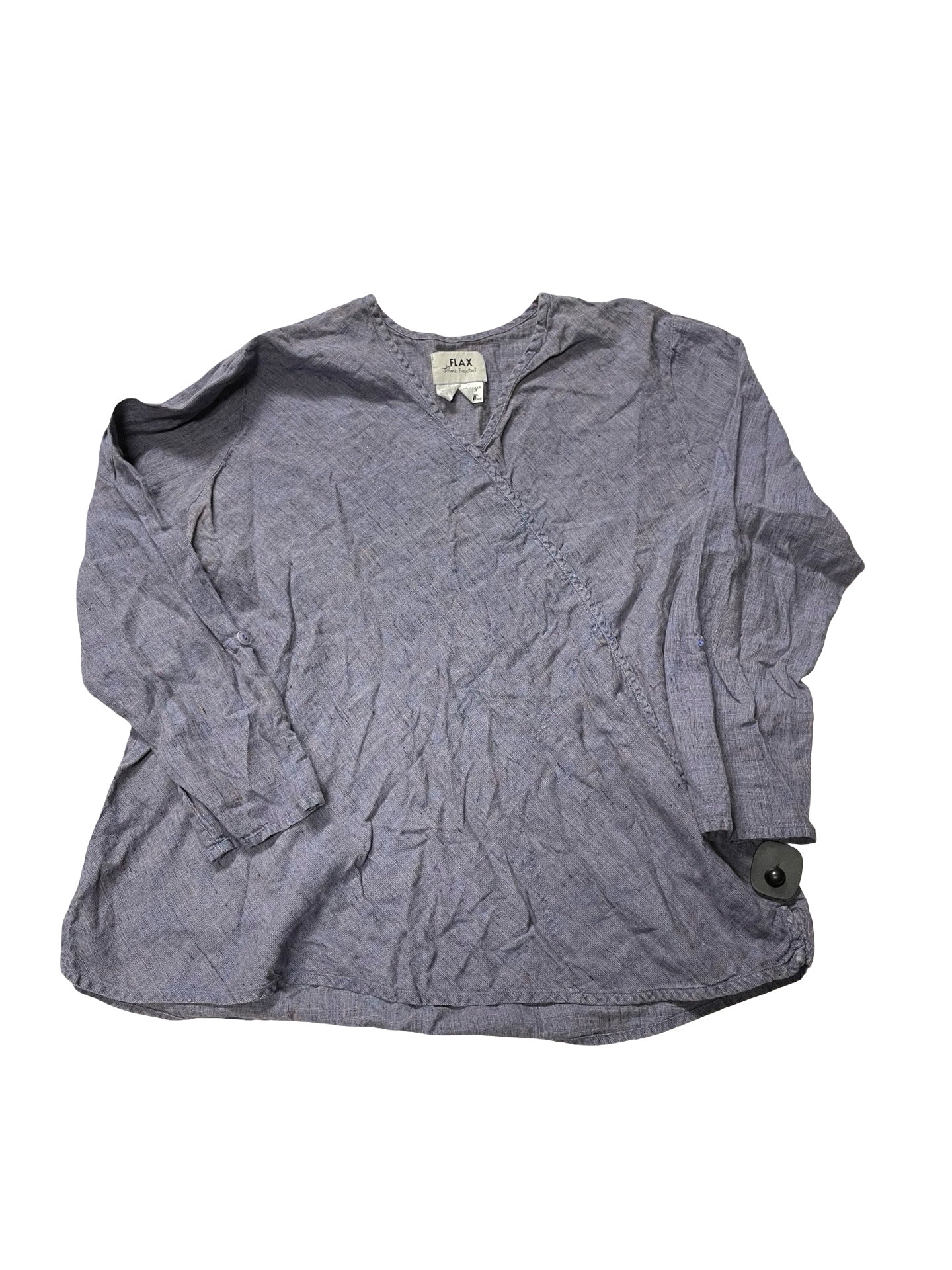 Top Ls By Flax In Purple, Size:L