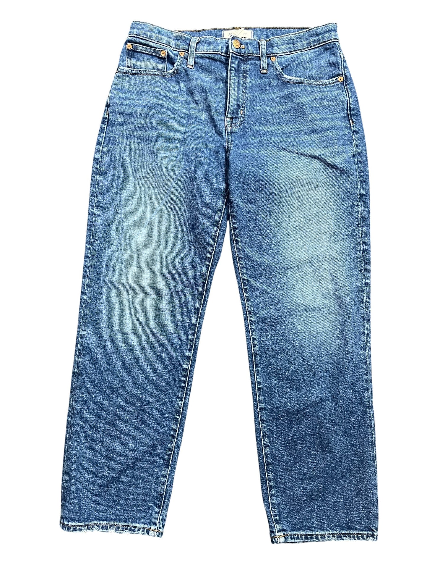Jeans Straight By Madewell In Blue Denim, Size:10