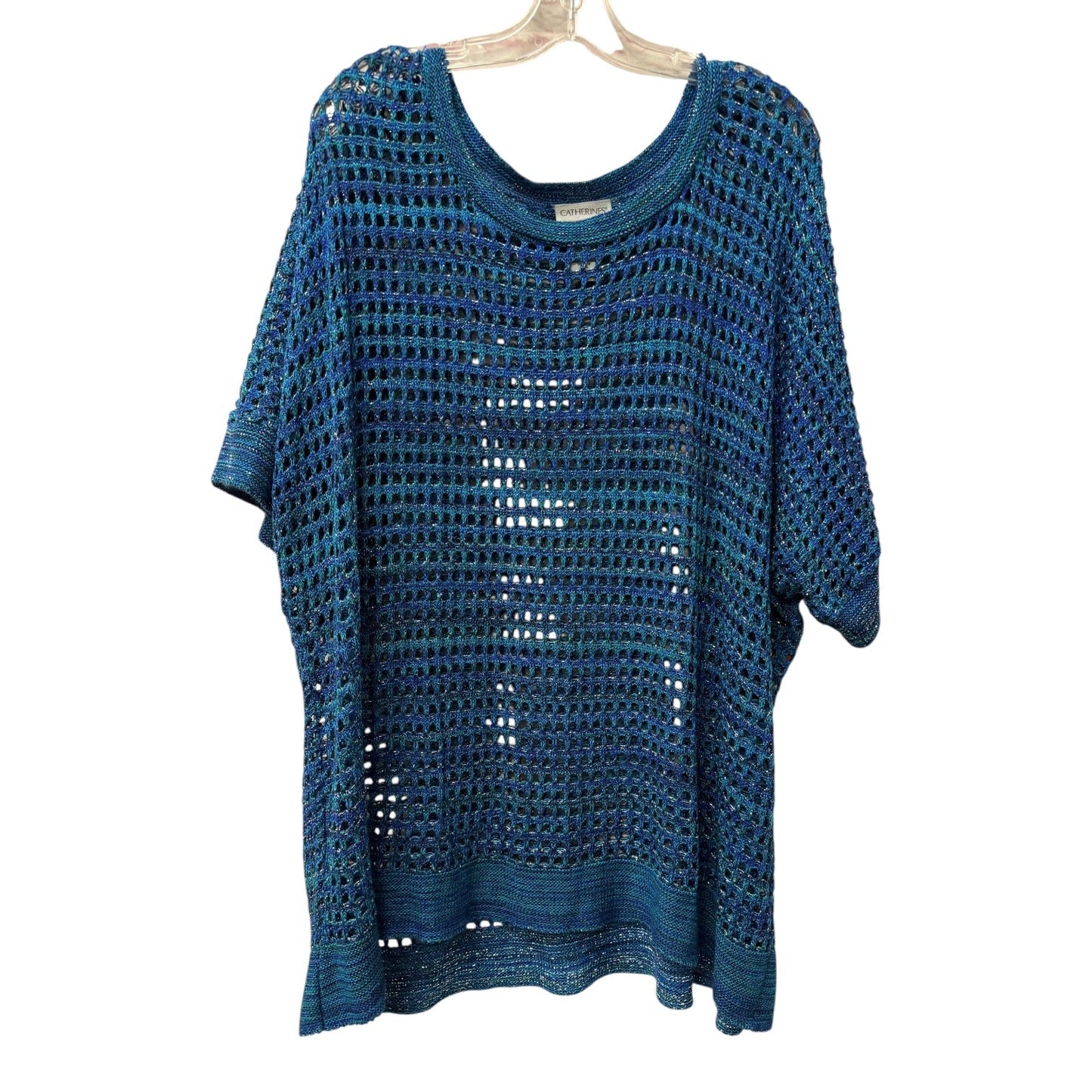 Top Ss By Catherines In Blue, Size:3X