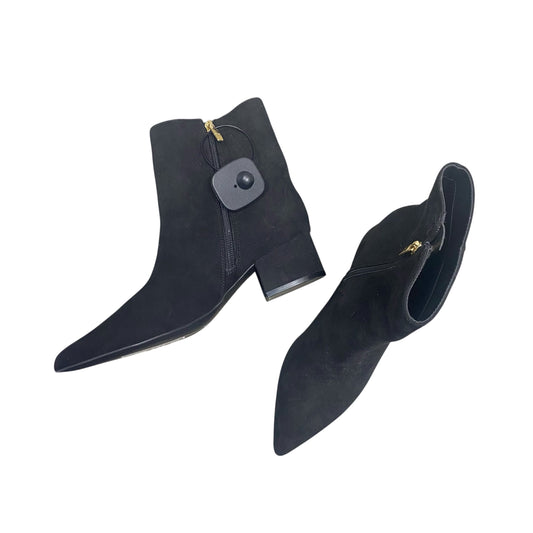 Boots Ankle Heels By Marc Fisher In Black, Size:7.5