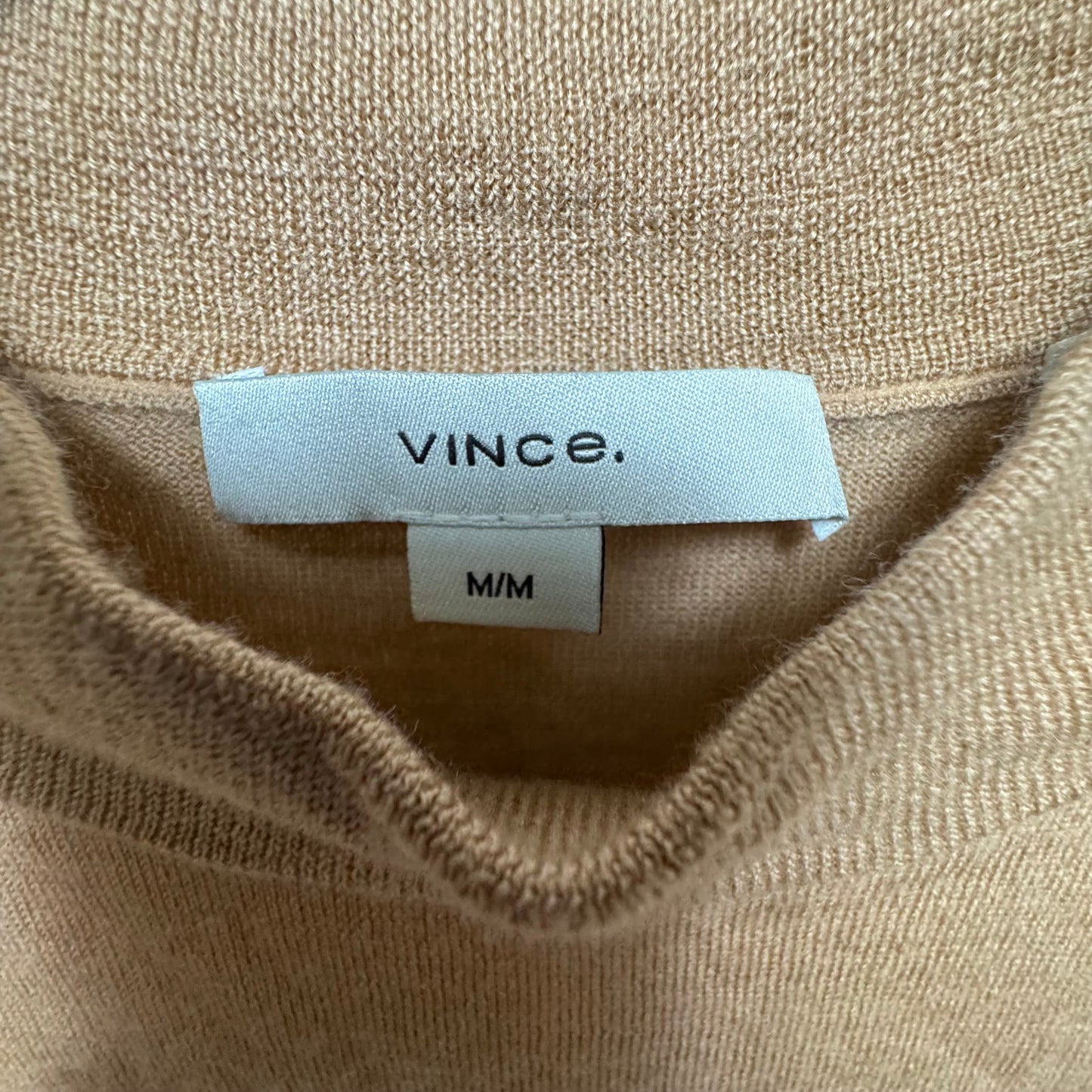 Wool Sweater By Vince In Tan, Size: M