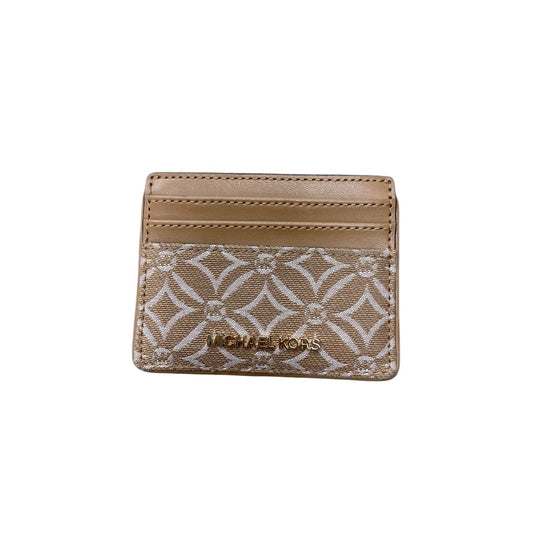 Id/Card Holder Designer By Michael Kors In Brown