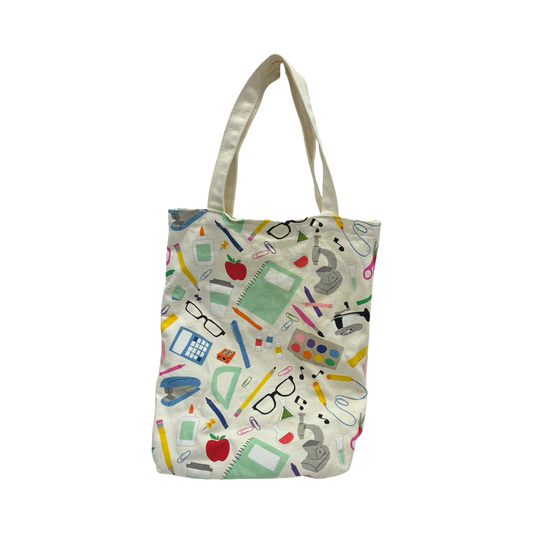 Tote By Clothes Mentor In Cream, Size:Medium