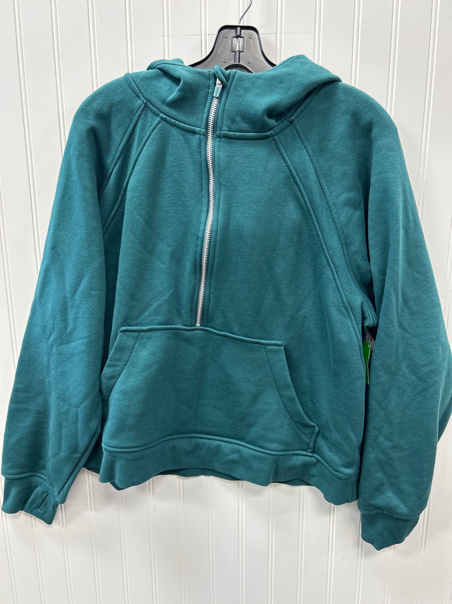 Sweatshirt Hoodie By Danskin In Green, Size:Xl