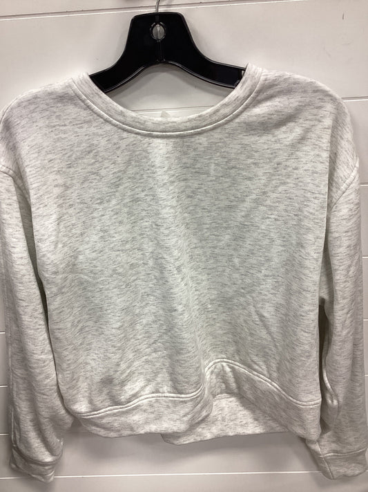 Athletic Sweatshirt Crewneck By Zella In Grey, Size:M