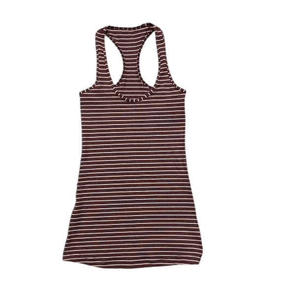 Athletic Tank Top By Lululemon In Striped Pattern, Size:2