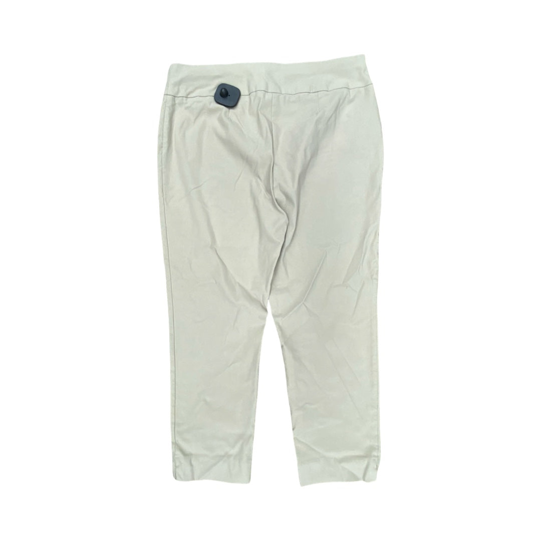 Pants Cropped By Chicos In Tan, Size:6