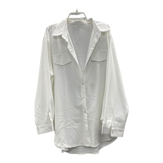 Top Ls  In White, Size:4X