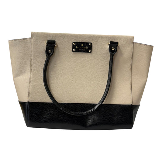 Handbag Designer By Kate Spade In Beige, Size:Medium