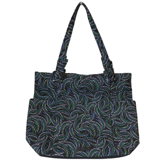 Handbag By Vera Bradley In Blue & Green, Size:Large