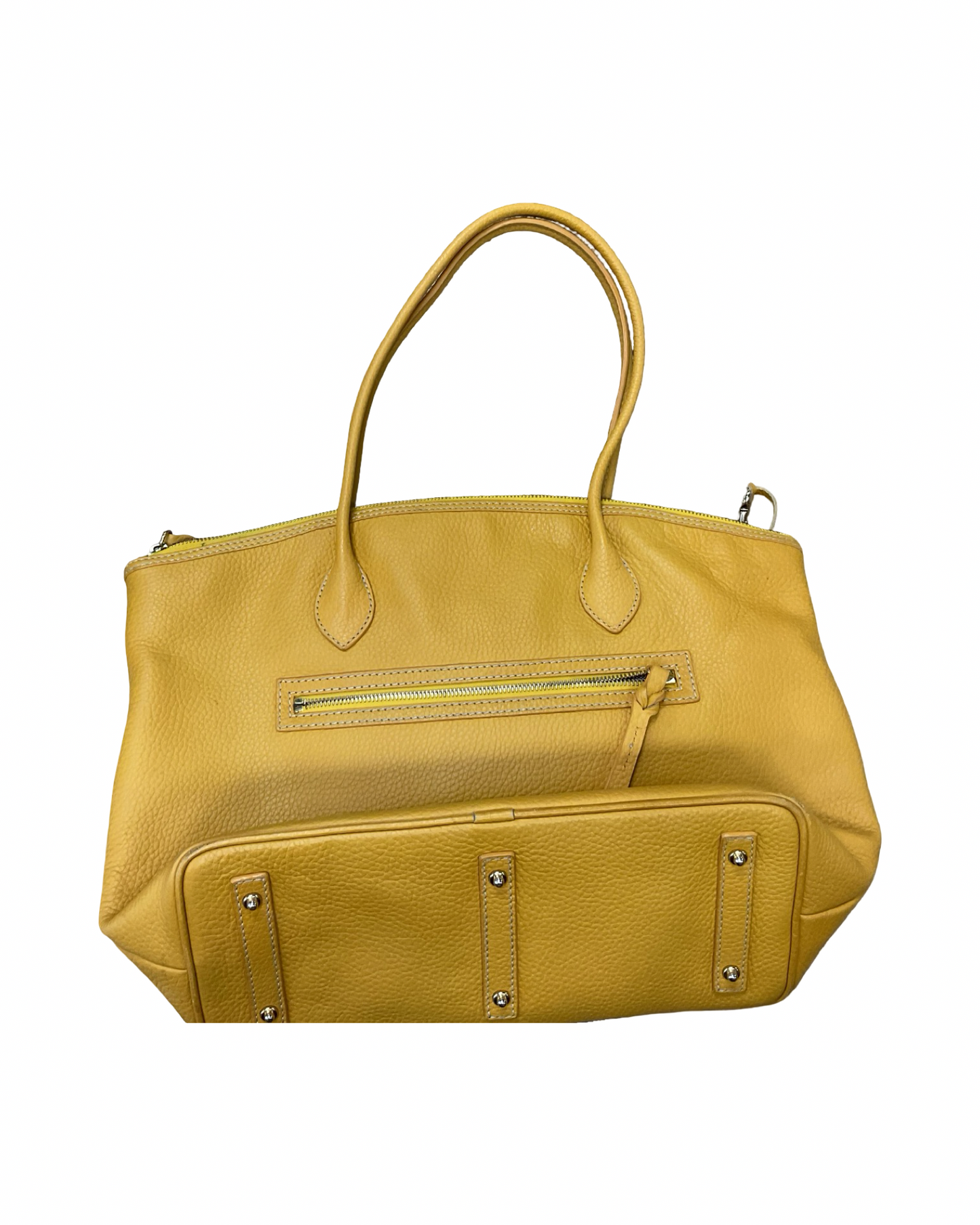 Handbag Designer By Dooney And Bourke In Gold, Size:Large