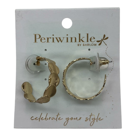 Earrings Hoop By Clothes Mentor In Gold