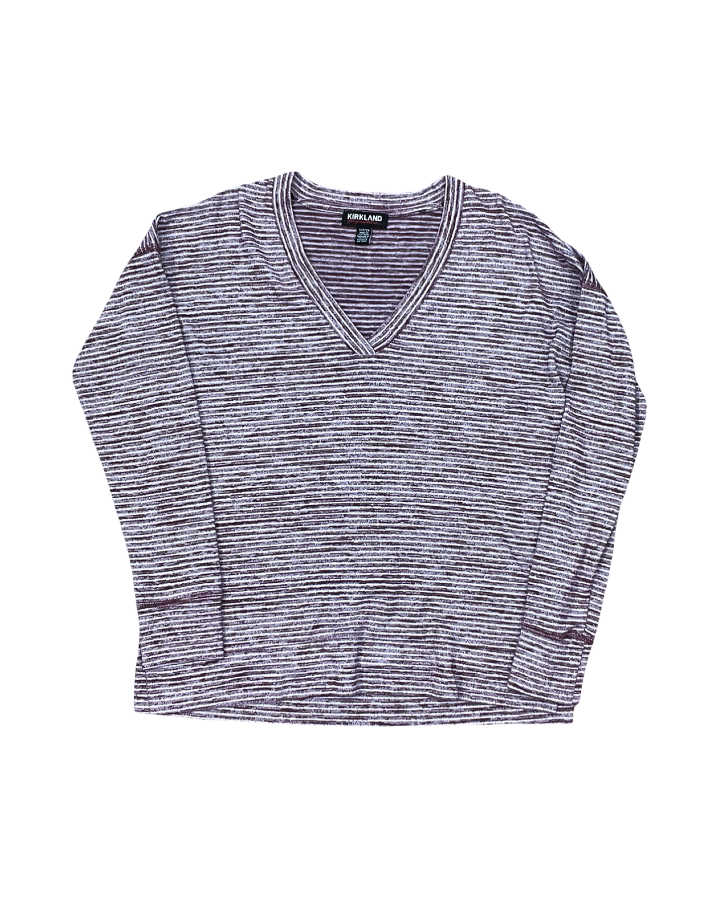 Top Ls By Kirkland In Maroon, Size:S