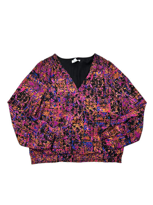 Blouse Ls By Allison Joy In Multi, Size:M