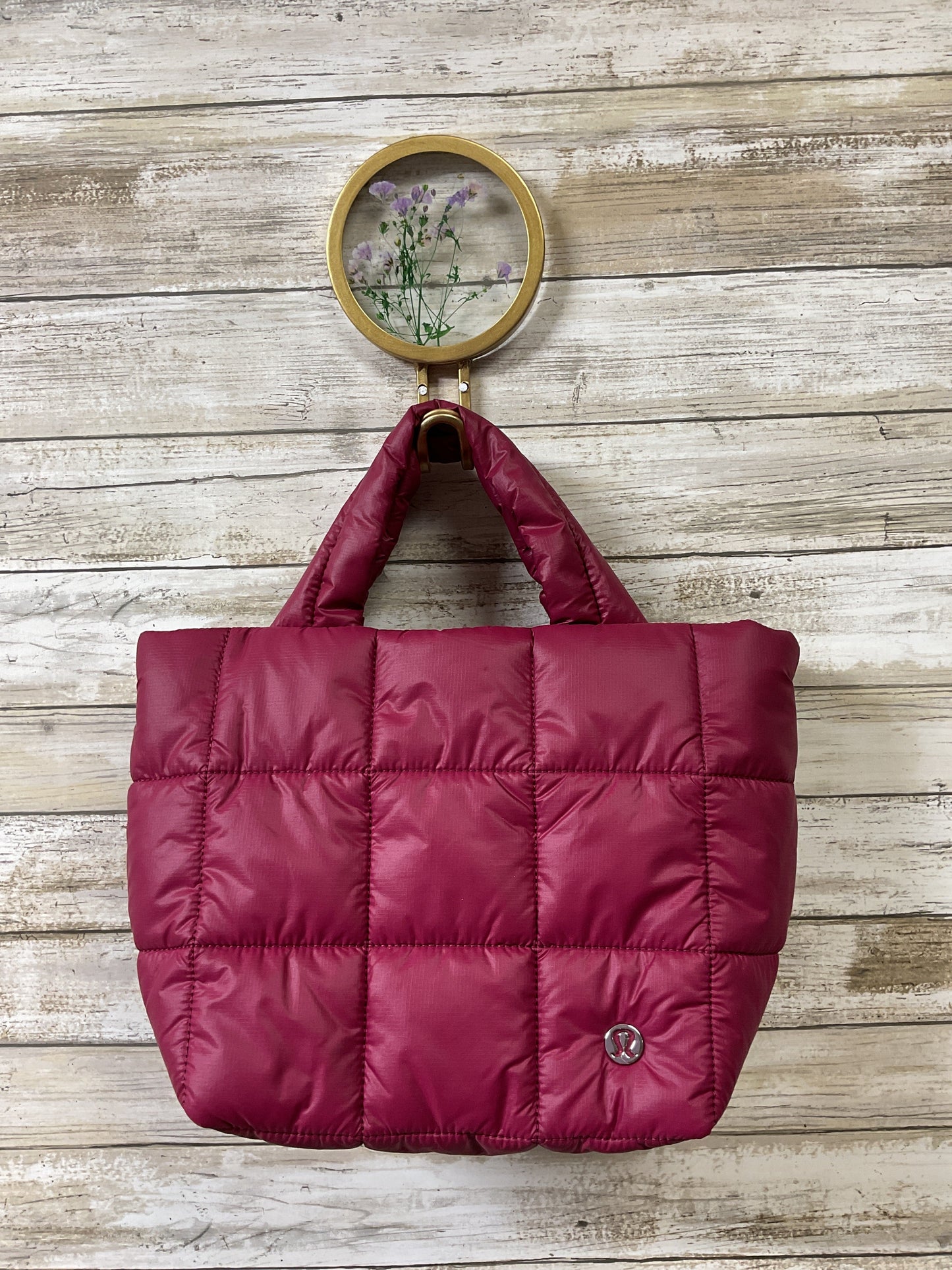 Handbag By Lululemon In Red, Size:Small