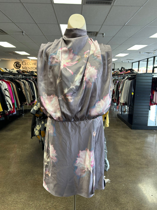 Dress Casual Short By Amanda Uprichard In Grey & Pink, Size:L