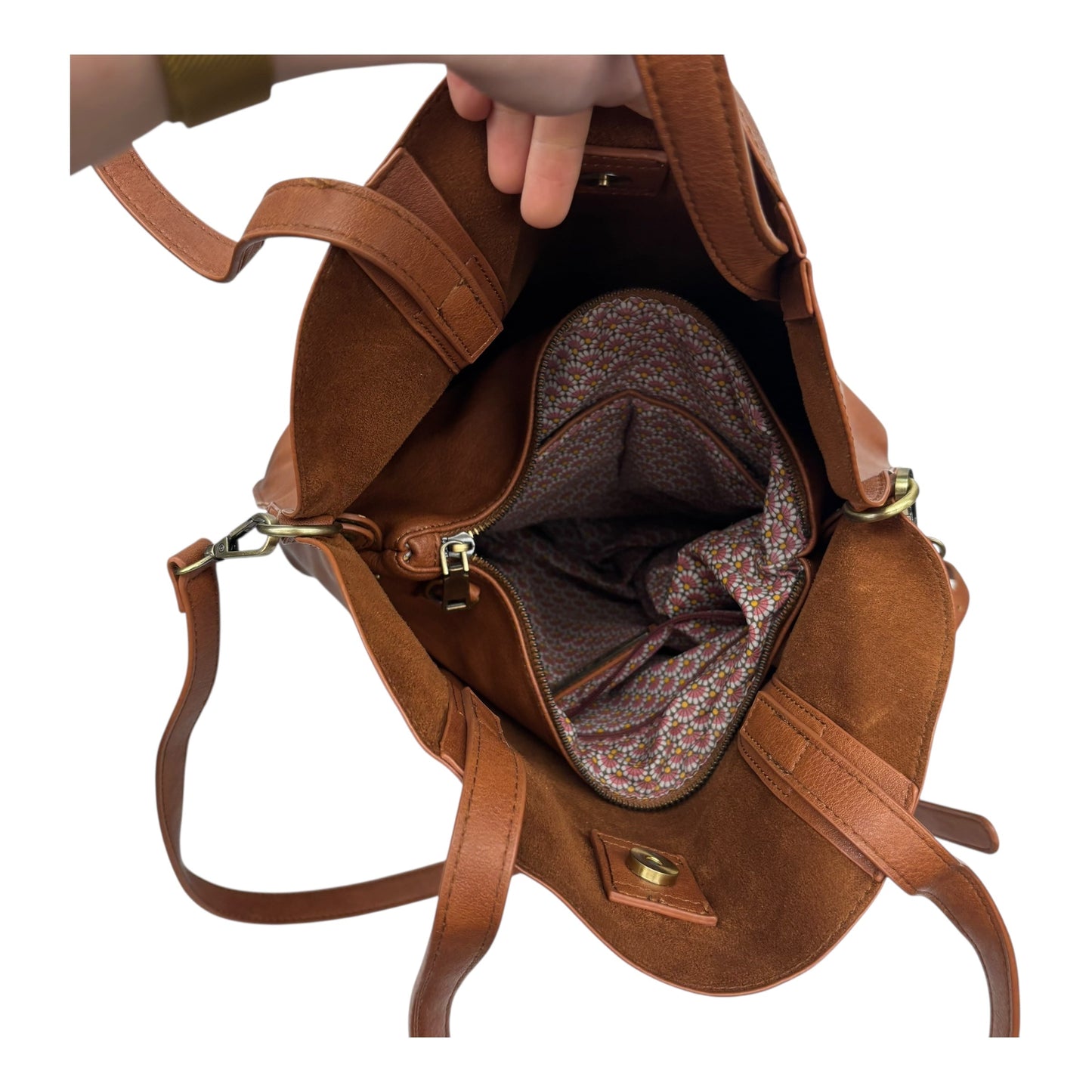 Handbag By Antik Kraft In Brown, Size:Medium