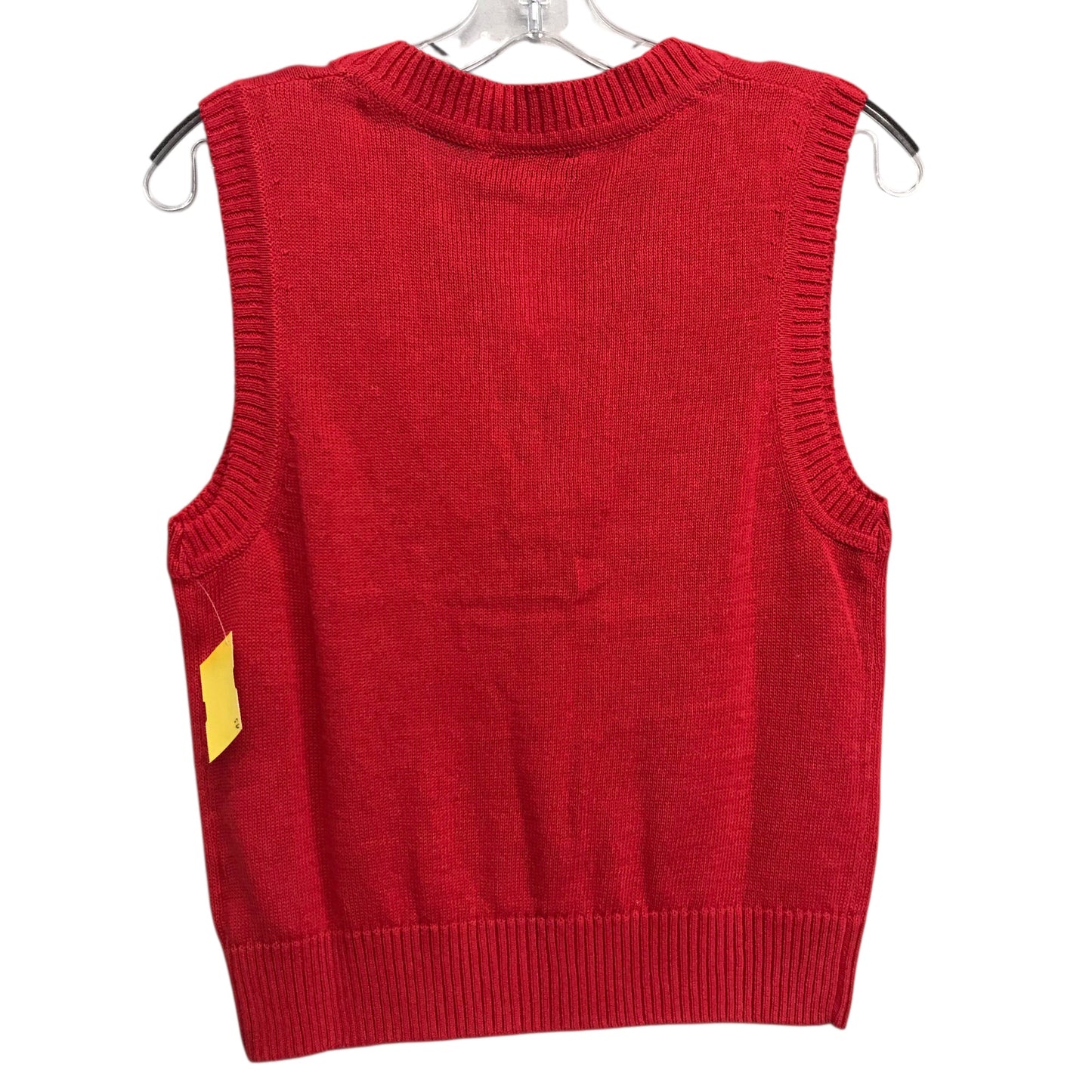 Vest Sweater By Gap In Red, Size:Xs