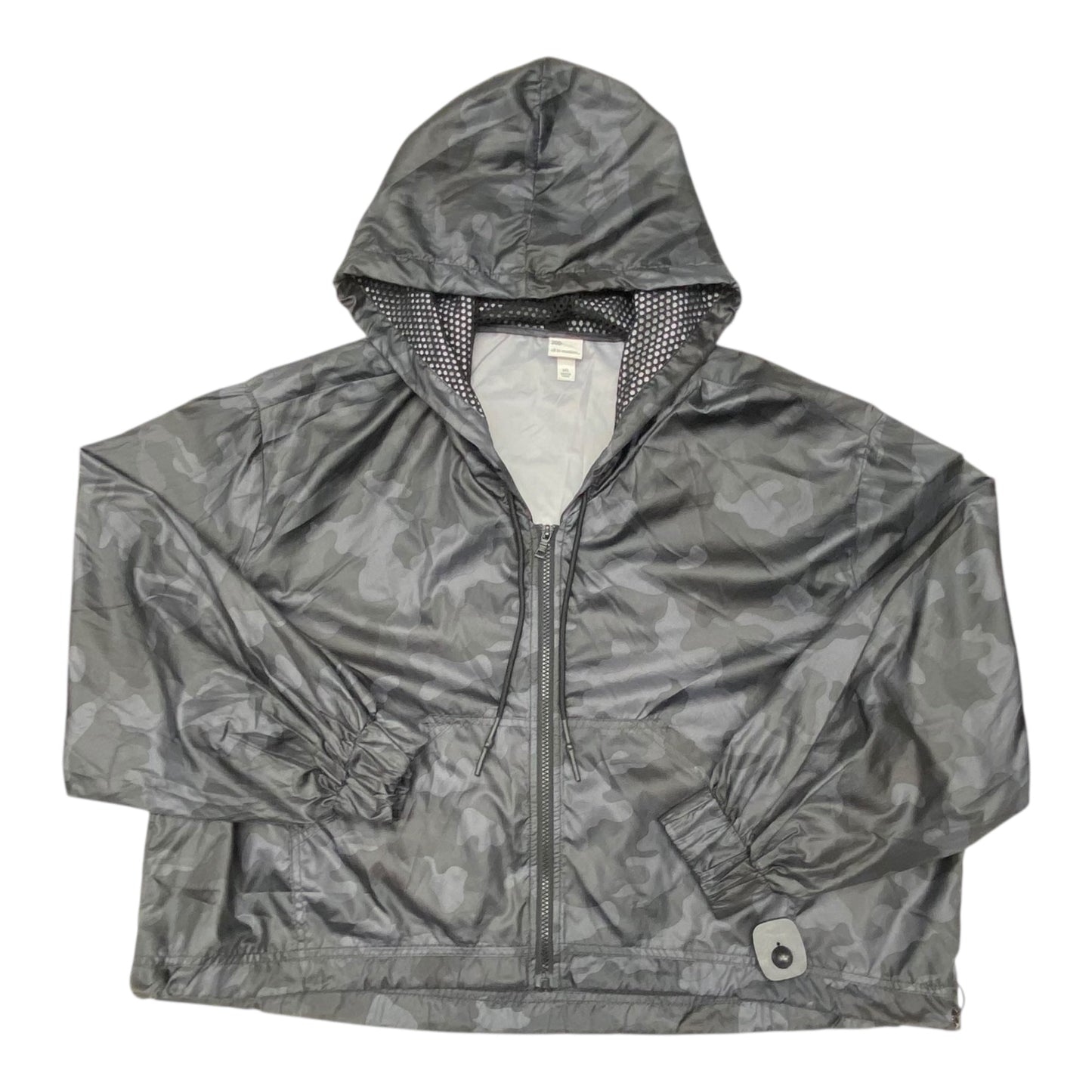 Jacket Windbreaker By All In Motion In Grey, Size:M