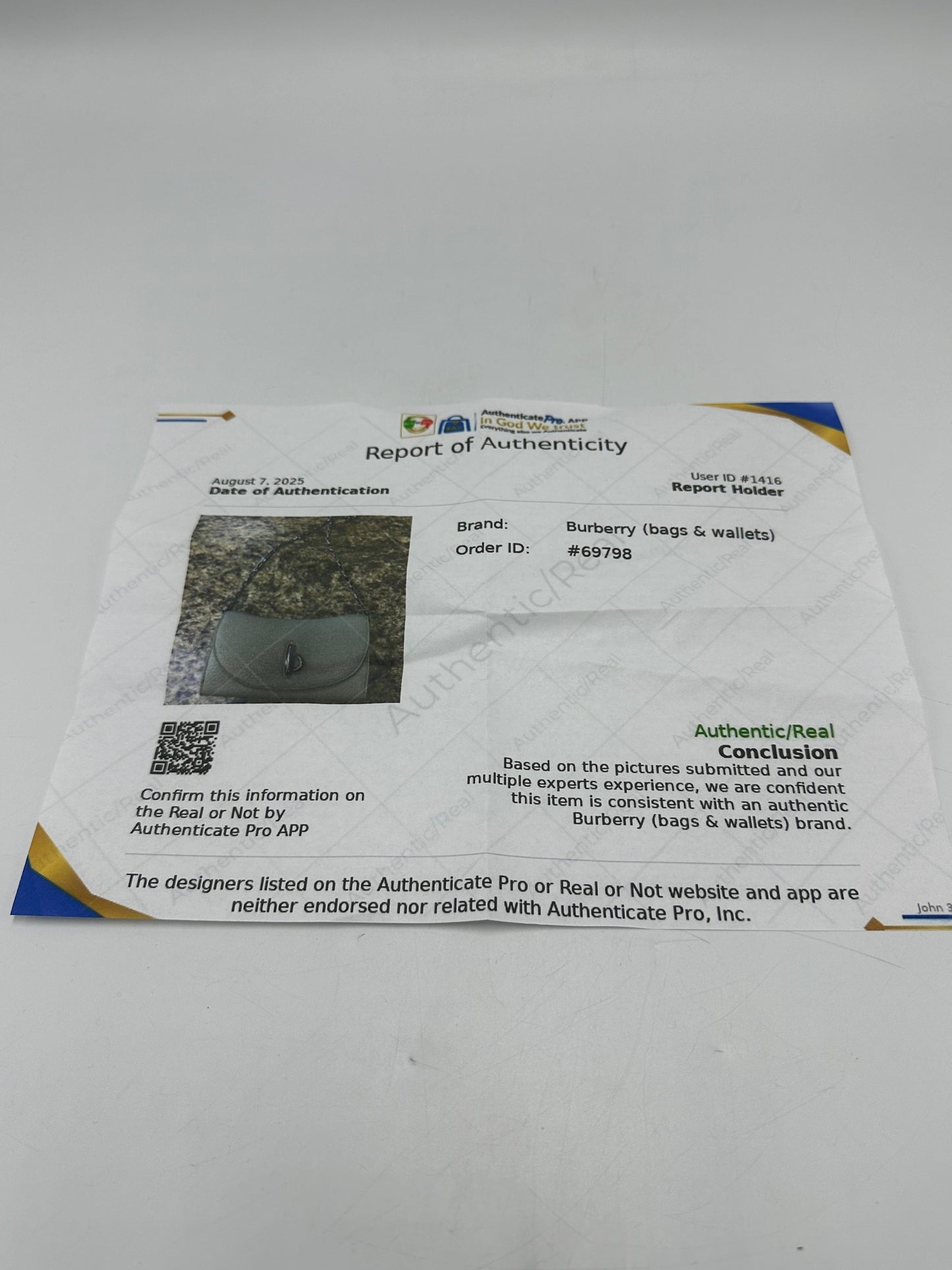 Burberry Rocking Horse Luxury Designer Handbag