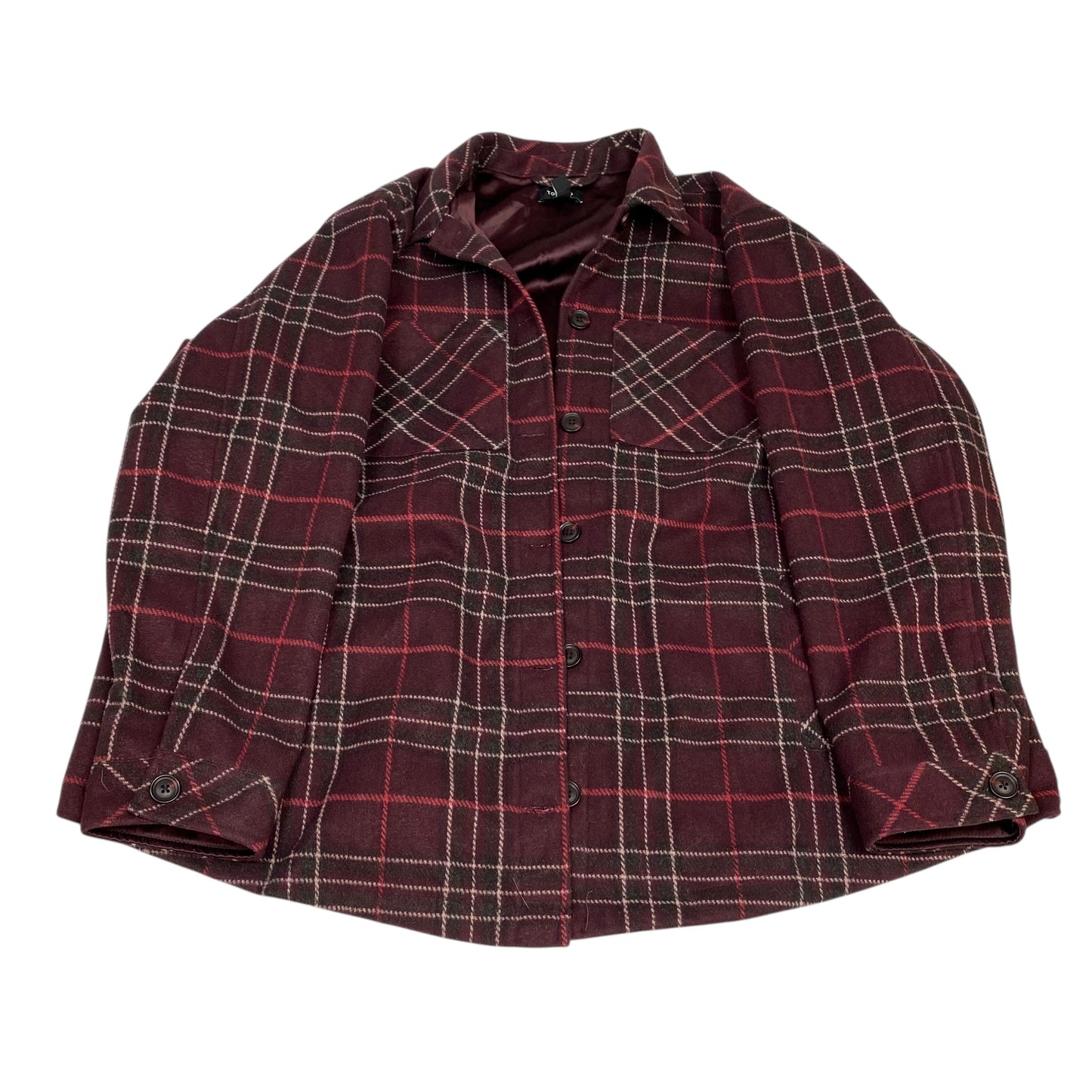 Jacket Denim By Torrid In Red, Size:2X