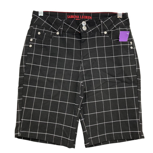 Shorts By Sabrina Lauren In Checkered Pattern, Size:10